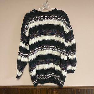 Colorful striped sweater knit